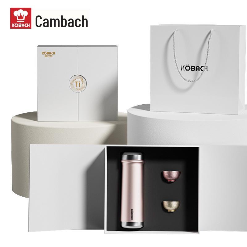 

Kambach Crystal Series Titanium Vacuum Insulated Cup 450mL, Cloud Gray (Gift Box Set) KH-B48T03