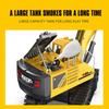 12/15/17ch Rc Excavator Alloy Truck Toy Kids 2.4g Radio Controlled Car Engineering Electric Vehicle Machine Christmas Gifts Boys