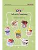 Xiao Ling DIY Mini Sweet Shop Food Toy Set: Handmade Cream Glue & Ornaments for Children.