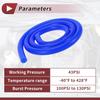 1 Pcs for Air and Water Silicone Vacuum Tubing Hose High Temperature Automotive Vacuum Line 5Ft 5/16" 8mm ID 2.5mm Thickness Blue 130PSI Max Pressure