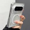 Applicable To Huawei PuraXmax Mobile Phone Case Puraxmax Collector's Edition Built-in Magnetic Attraction Transparent Bilateral Axis Protection