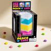 Needoh Sensory Peace O' Cake Fidget Toy Anxiety Relief Focus Calm Down Adhd Non-Toxic Squeeze Stretch Fidget Toy For Adults Gift