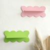 Floating Wall Shelf Wooden Wall Mounted Shelf Wave Edge Display Shelf Storage Organizer for Home Decor