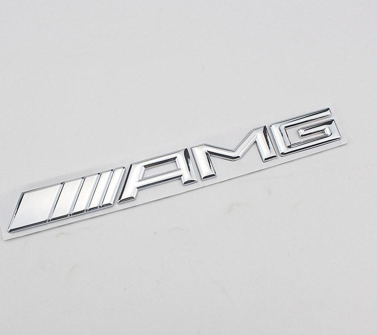 3D Metal AMG Logo Emblem Letters Car Trunk Badge For Mercedes Benz W204 W205 W176 W177 W212 W213 AMG Sticker Accessories