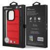 Bmw Bmhmp16L23Puspr Iphone 16 Pro 6.3 Czerwony/Red Hardcase M Perforated And Stitched Line Magsafe
