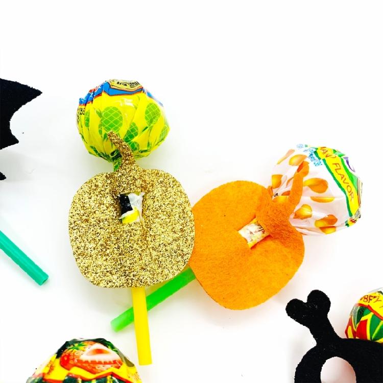 30Pcs Halloween Candy Holder Card Lollipop Candy Chocolate Decoration Cards