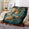 Retro Antike Seekarte Kraft Weltkarte Kompass Weiche Decke, Weiche Überwurfdecke für Zuhause Schlafzimmer Bett Sofa Abdeckung Kind