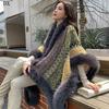 Fur Shawl Women's Outfit Winter New Fashionable Foreign High-end Fox Fur Scarf Thick Cape