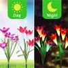 1Pc  Solar Lily Ground Mounted Lamp Best Choice for Solar Flowers Outdoor Waterproof Utdoor Solar Lights Garden Lights