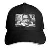 Malcom X Baseballkappe Snapback Flacher Schirm Strapback Dad Hat Sechs Bahnen Strukturierte Krone