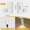 Night Light, Led Night Lights Plug into Wall, Sensor Dusk to Dawn, 0-100 LM Dimmable Night Lights, 3000K Soft White for Bathroom Bedroom Kitchen