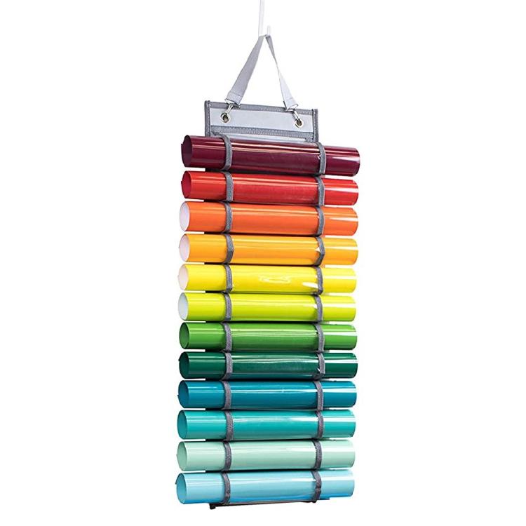 Vinyl Storage Organizer Vinyl Roll Organizer Rack Behind Door Hanging Bag