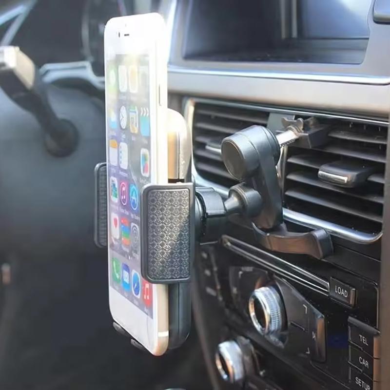 360 Rotation Air Vent Clip Mount Car Phone Holder Stand For iPhone 15 14 13 Pro Max Samsung S24 S23 S22 Xiaomi Redmi Note 12 Google Cellphone Bracket