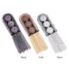Delicate Handmade Tassel Epaulette Long Chain Rhinestones Brooch Electroplating Classical Shoulder Brooch Men Women