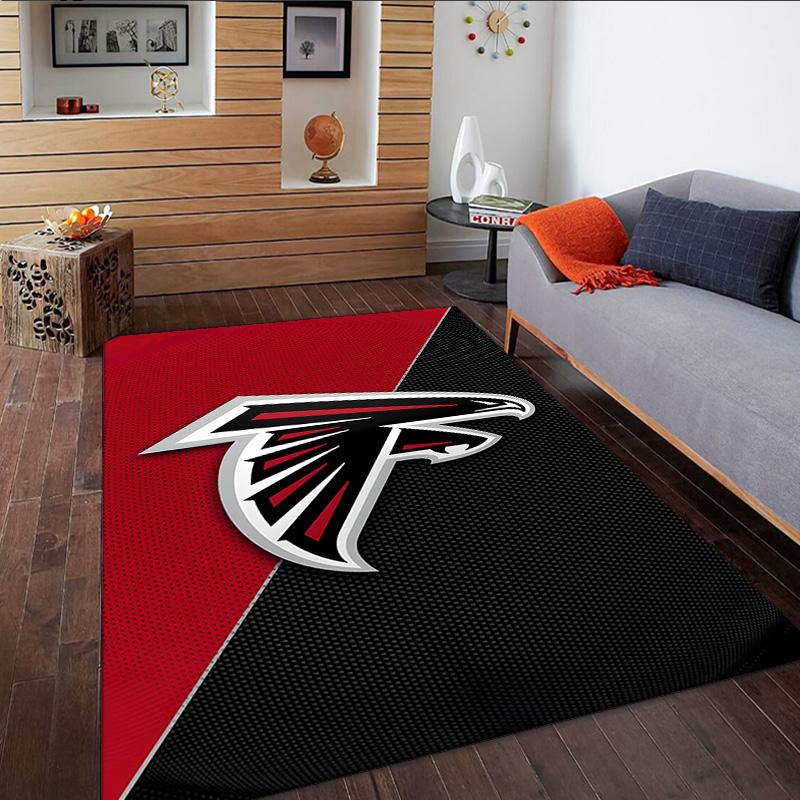 Falcons Logo Carpet, Kitchen Rugs, Yoga Mat, Non-Slip Mats, Rug for Bathroom, Living Room Bedroom, Camping Rugs Christmas Gift