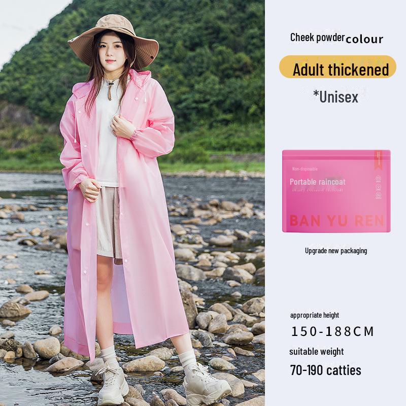 "Children's Full-Body Rainstorm-Proof Disposable Raincoat for Boys and Girls with Backpacks"