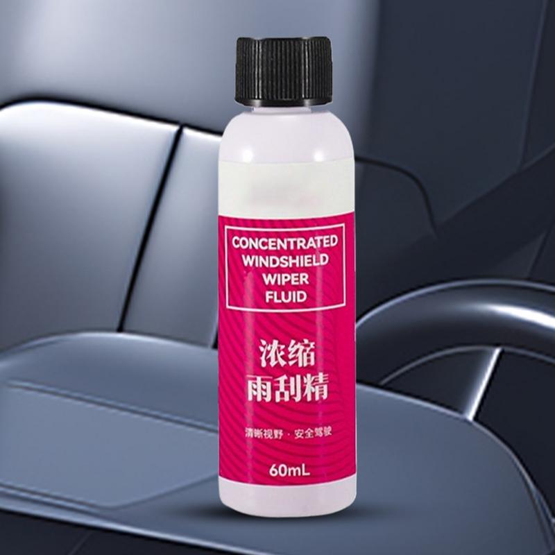 Window Washer Fluid Gum Remover for Car Windshield Washer Fluid Concentrate 60ml All-Season No Streak Car Cleaner for Window