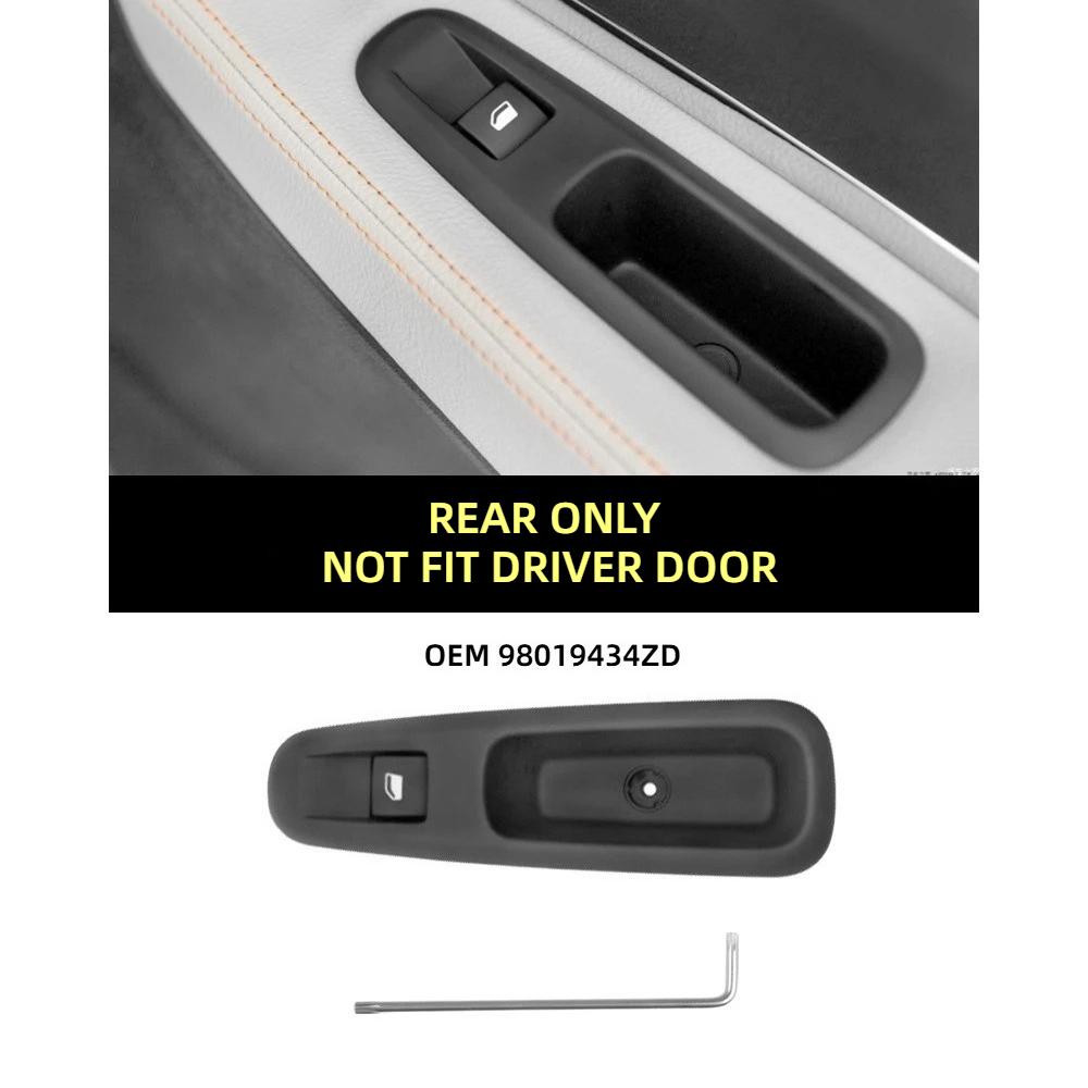 6490X6 96650621ZD 98019433ZD 98019434ZD For Peugeot 3008 T88 Power Window Glass Lifter Switch Lift Button Assembly 03 Rear 98019434ZD