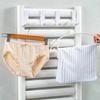 2/6Pcs Bathroom Shower Towel Holder Hanger Heated Radiator Rail Hooks Clips Storage Racks Clothes Scarf Hanger Hooks