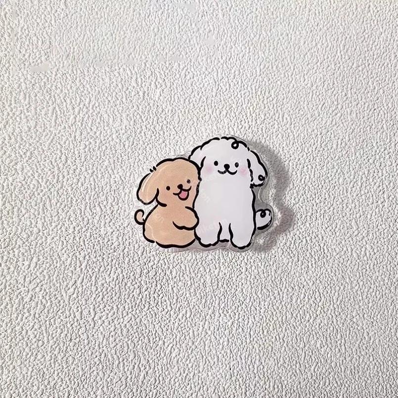 Phone Grip Tok Bracket Korean Cute Cartoon Puppy Grip Magnetic Socket Pocket Stand For iPhone Samsung Xiaomi Ring Finger Holder