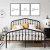 Framed Bedroom Wall Art 36x16”, Sweet Dreams Wall Decor Above Bed Decors, Black Wall Decor for Bedroom (12x16 inches, Set of 3, Framed, Black)