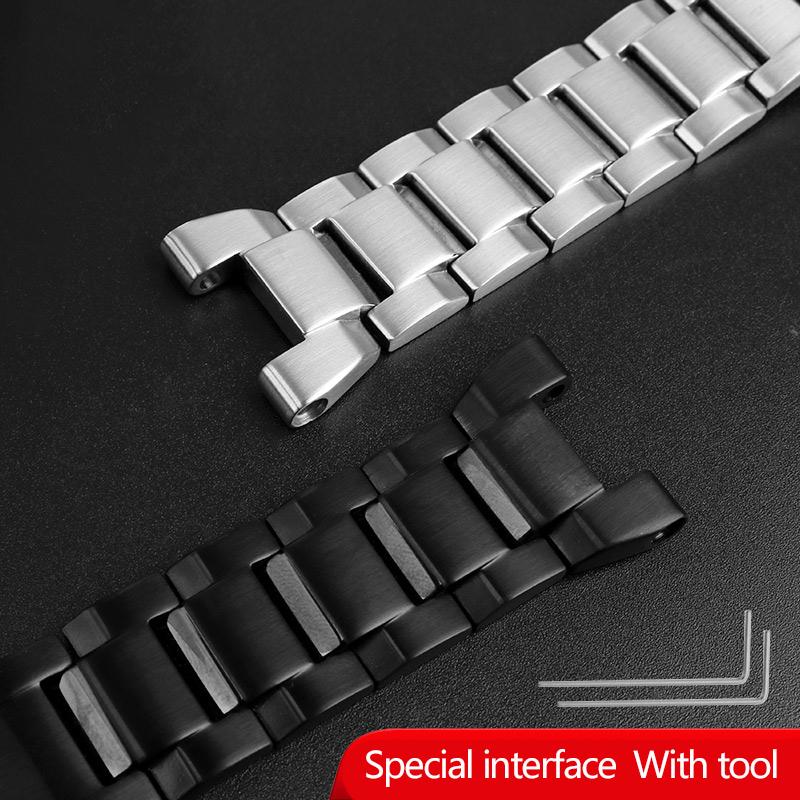 Nerezový řemínek k hodinkám pro Casio Steel Heart série GST GST-B100/410/W100/S110 GST-210 GST-W300 Řetízek k hodinkám Řemínek Náramek