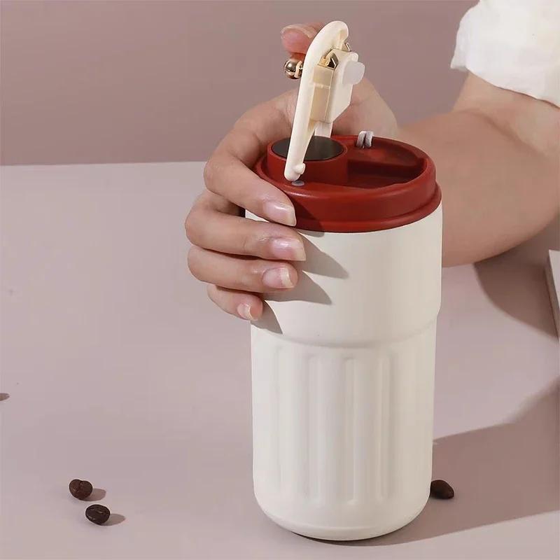 Isolerad mugg i rostfritt stål Visar temperatur Kaffekopp Intelligent Bilmonterad Vattenkopp Gåva Dricksverktyg