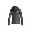 Adidas Performance Hollow Mesh Hooded Lightweight Jacket Women Outerwear Black CV5489