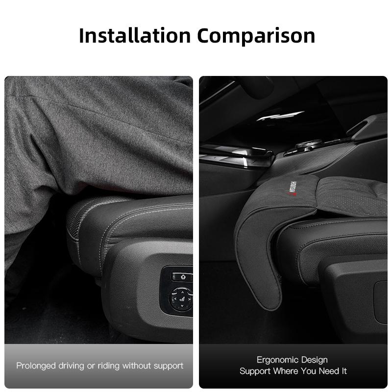 New Car Leg Support Pad Seat Cushion Anti-slip Accessories For Mitsubishi Colt I200 Space Delica Triton Ralliart Ex Star Jinxuan