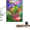 5D Diamond Painting Full Square Flower Lotus Rhinestone Picture Embroidery Sale Diamond