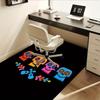 Office Rug Sugar Skulls, Day of the Dead Theme 3D Printed Anti-Slip Rug-Machine Washable for Living Room