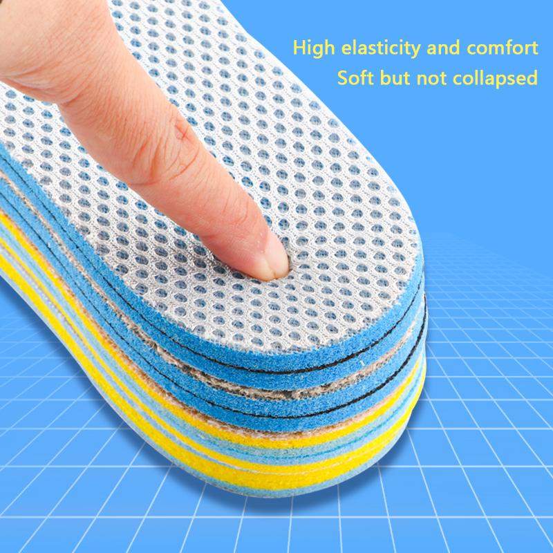 NEW Soft and Thickened Shock Absorption Basketball Insole Double Sided Breathable and Sweat Absorbing Elastic Sports Insole,