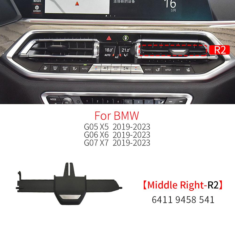 For BMW G05 G06 G07 Car Front Air Vent Grille Clip Trim Parts A/C Outlet Repair Kits For BMW X5 X6 X7 -