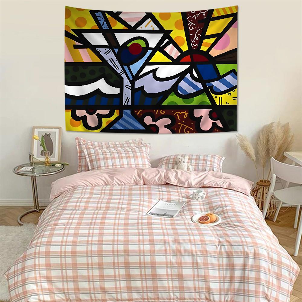 Britto Anime Tapestry Art Science Fiction Room Home Decor Wall Art Decor