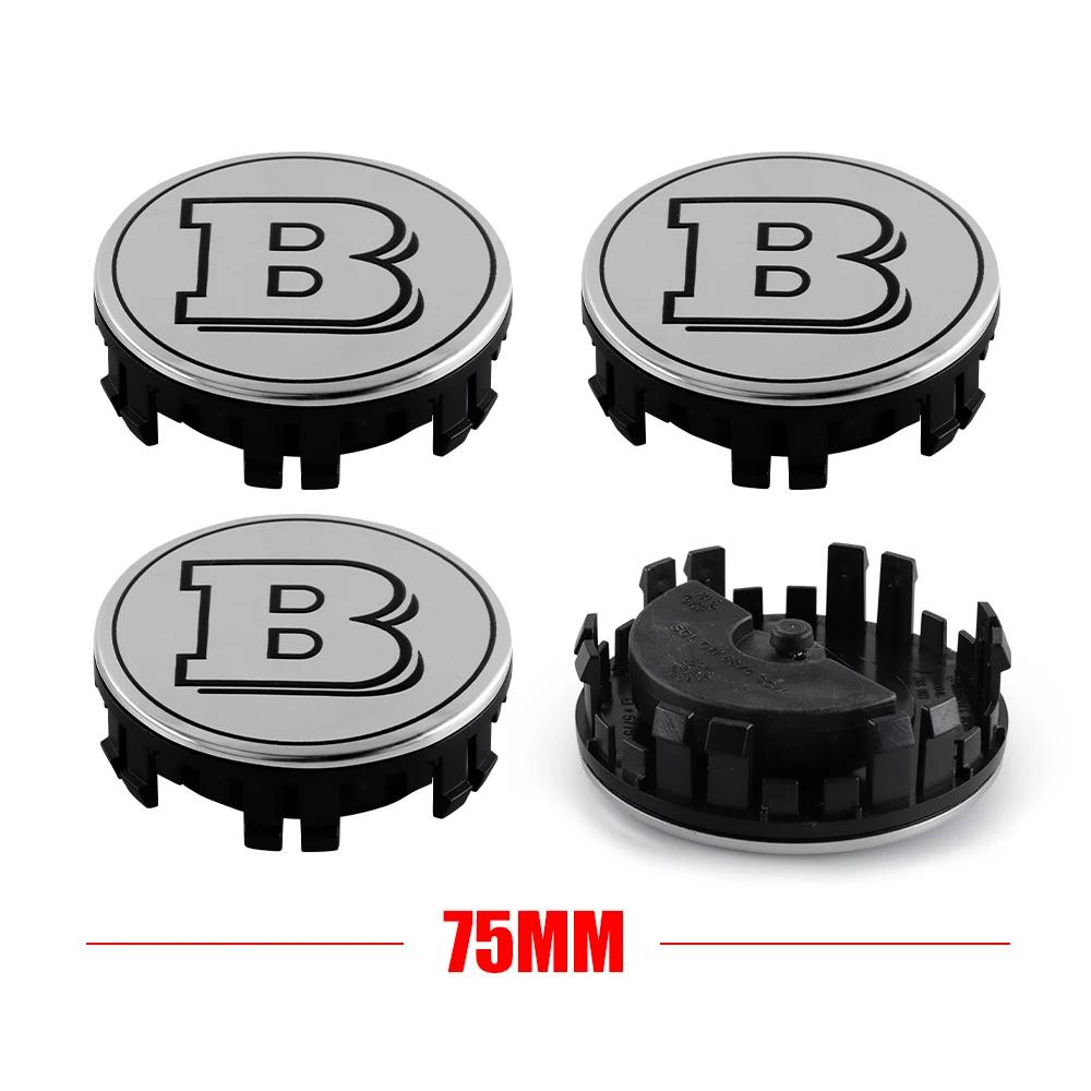 AABGT1 New 75mm Floating Wheel Center Caps Wheel Rims Center Hub Caps Mercedes Benz G S R C E B A Class GLA GLK c180 E300 s200 W206