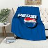 Fashion Art P-pepsi C-cola Logo Blanket Plush Nap Sofa rug for Living Room Warm Office Bedroom Birthday Home Travel Kid Gifts
