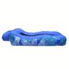 1-Person Tropical Print Quick-Inflating Beach Lounger - Durable Oxford Fabric, Self-Inflating Air Mattress for Camping, Festivals & Outdoor Relaxation