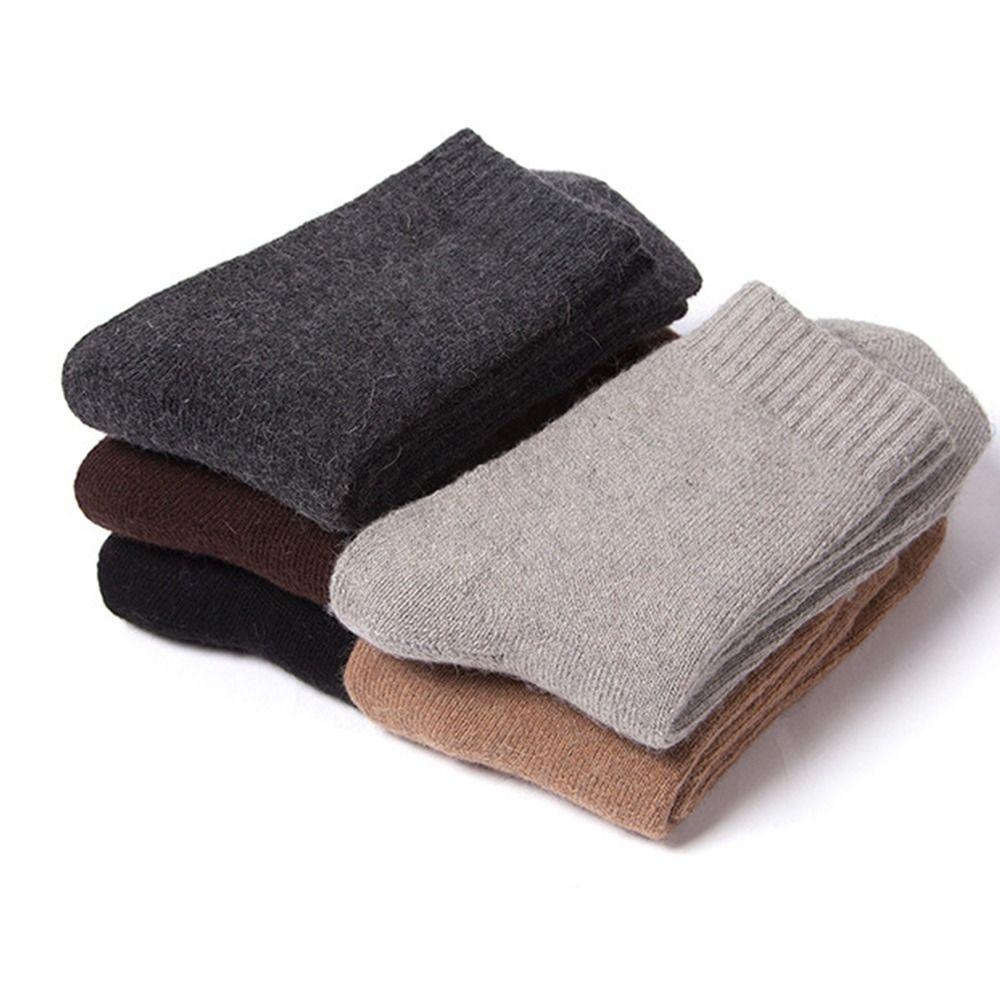 Super Thicker Mid-calf socks Floor Socks Cashmere Hosiery Thicker Solid Socks Men Socks Wool Socks