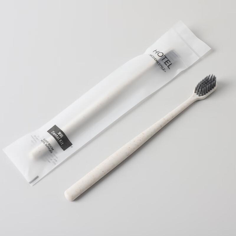 Disposable Bamboo Charcoal Soft Bristle Toothbrushes