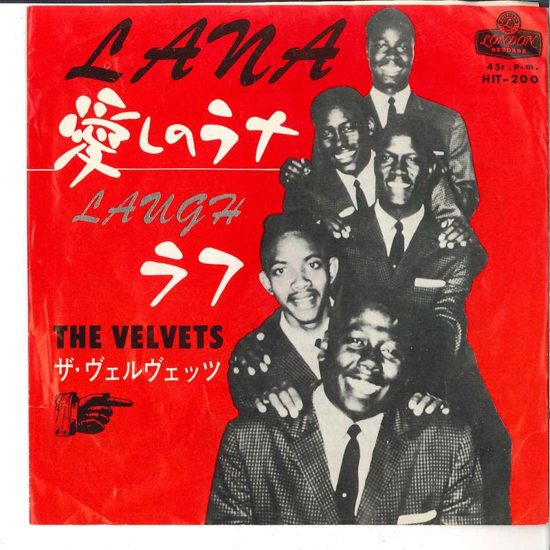 

7inch Record VELVETS - Lana / Laugh HIT200 LONDON 1963 Japan Soul/Funk Used