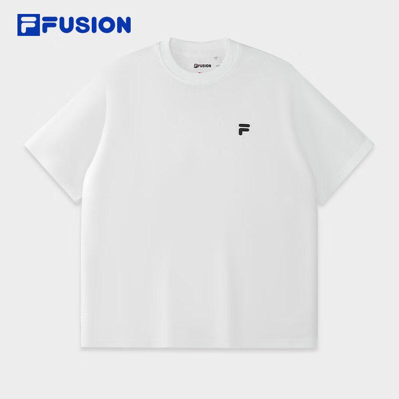 Унисекс футболка FILA FUSION свободного кроя из чистого хлопка с круглым вырезом XXL
