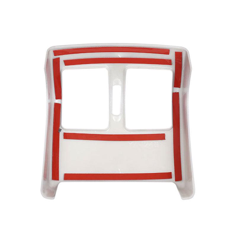 Car Carbon Fiber Texture Rear Air Condition Air Outlet Vent Frame Cover Sticker Trim For Mercedes Benz C Class W204 2008 - 2013