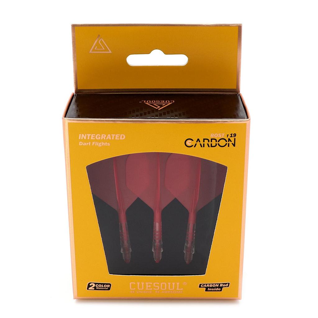 CUESOUL Integrated Flights ROST AK57 T19 Carbon Fiber Rod Standard Shape 3 Pcs CS-AK57XB2-3