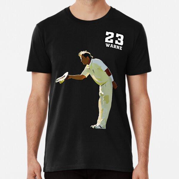 

Shane Warne - Australian Cricket Player - Bo S to 5XL Made in the AU/USA T-Shirt M