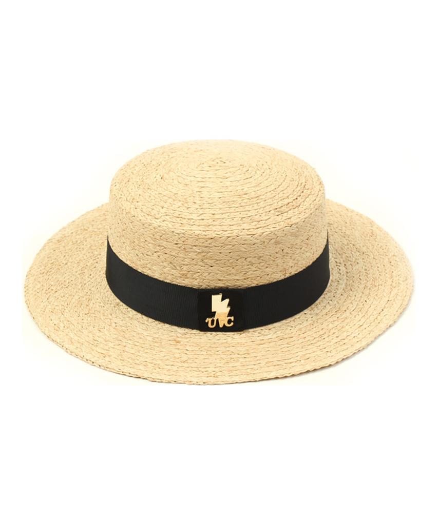 Yunibeosyeolkemiseuteuli Gdmt Raffia Flat Fedora Raffia Hat