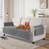 1/2/3/4 Seater Pets Kids Sofa Cover Mat Anti Cat Scratches Armchair Cover Non-Slip Anti-Dust Plaid Sofa Slipcovers Protectors