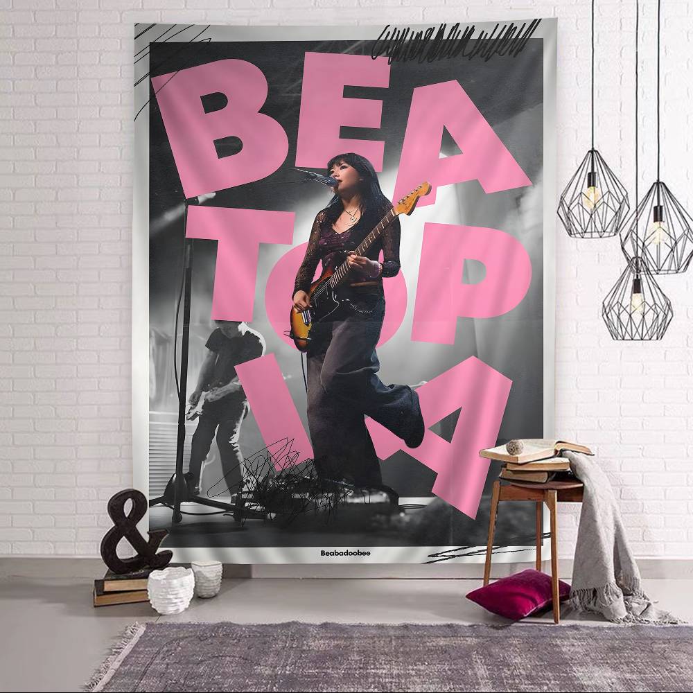 Singer Beabadoobee DIY Wall Tapestry Hanging Tarot Hippie Wall Rugs Dorm INS Home Decor