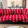 Special-shaped Irregular Sofa Cushions, Festive Red Straight Row, A Whole Sofa Cover, Cloth Towel, Cushion Cover, Universal for All Seasons