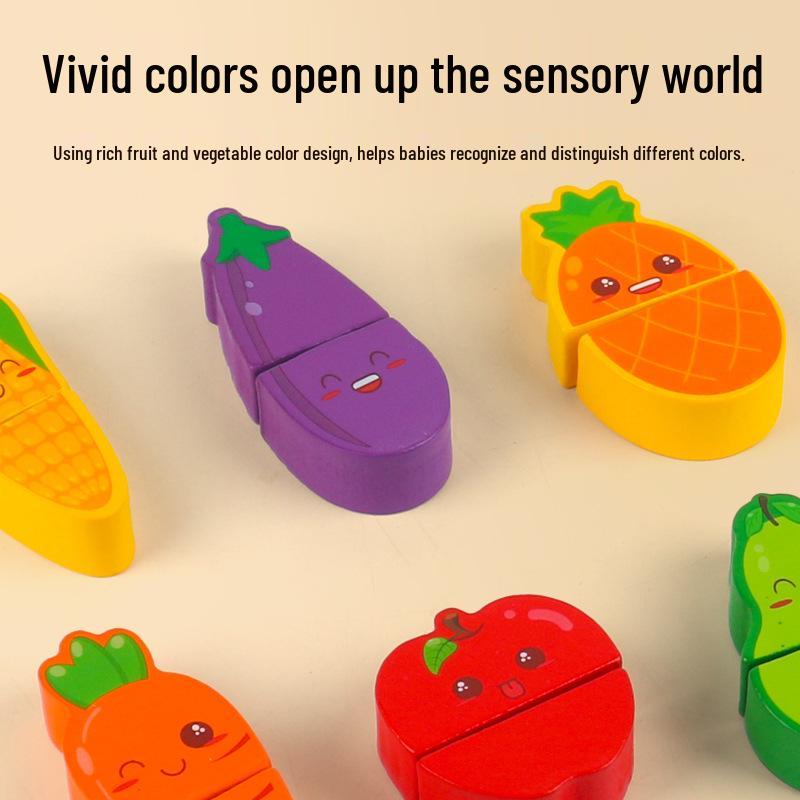 Wooden Children's Expression Egg Matching Game: Interactive Two-Player Educational Toy for Concentration Training