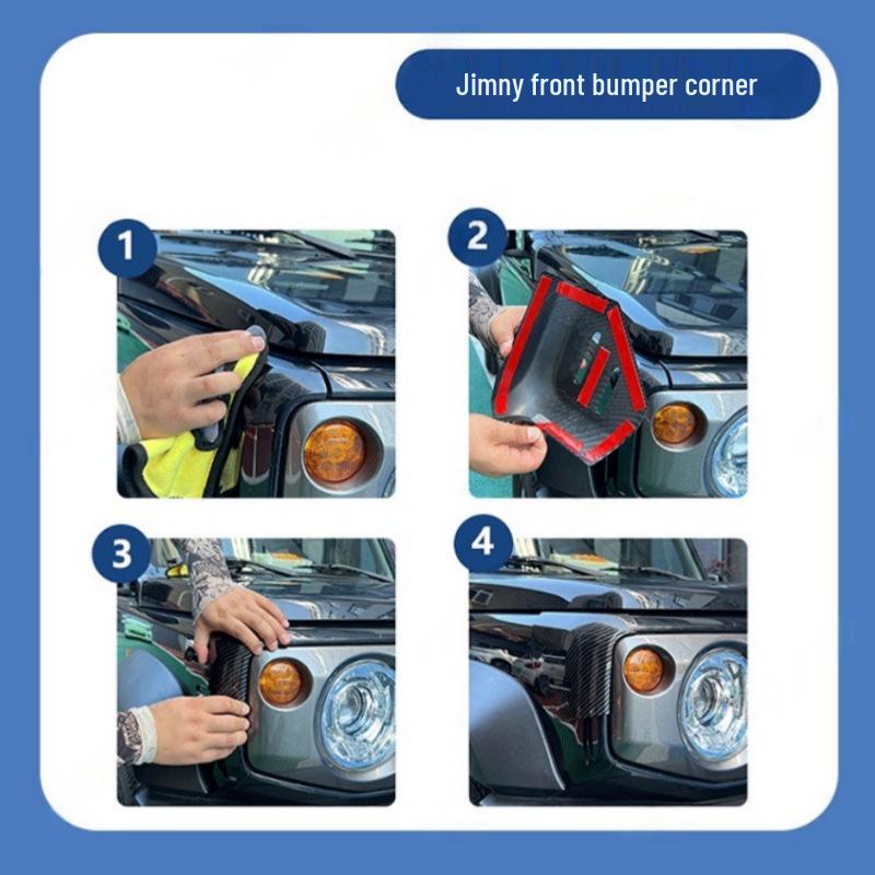2018-2025 Suzuki Jimny Exterior Fender Bumper Protectors (2-Pack)